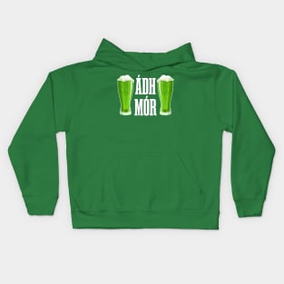 Ádh Mór T Léine-ST Patrick's Day Tees Kids Hoodie